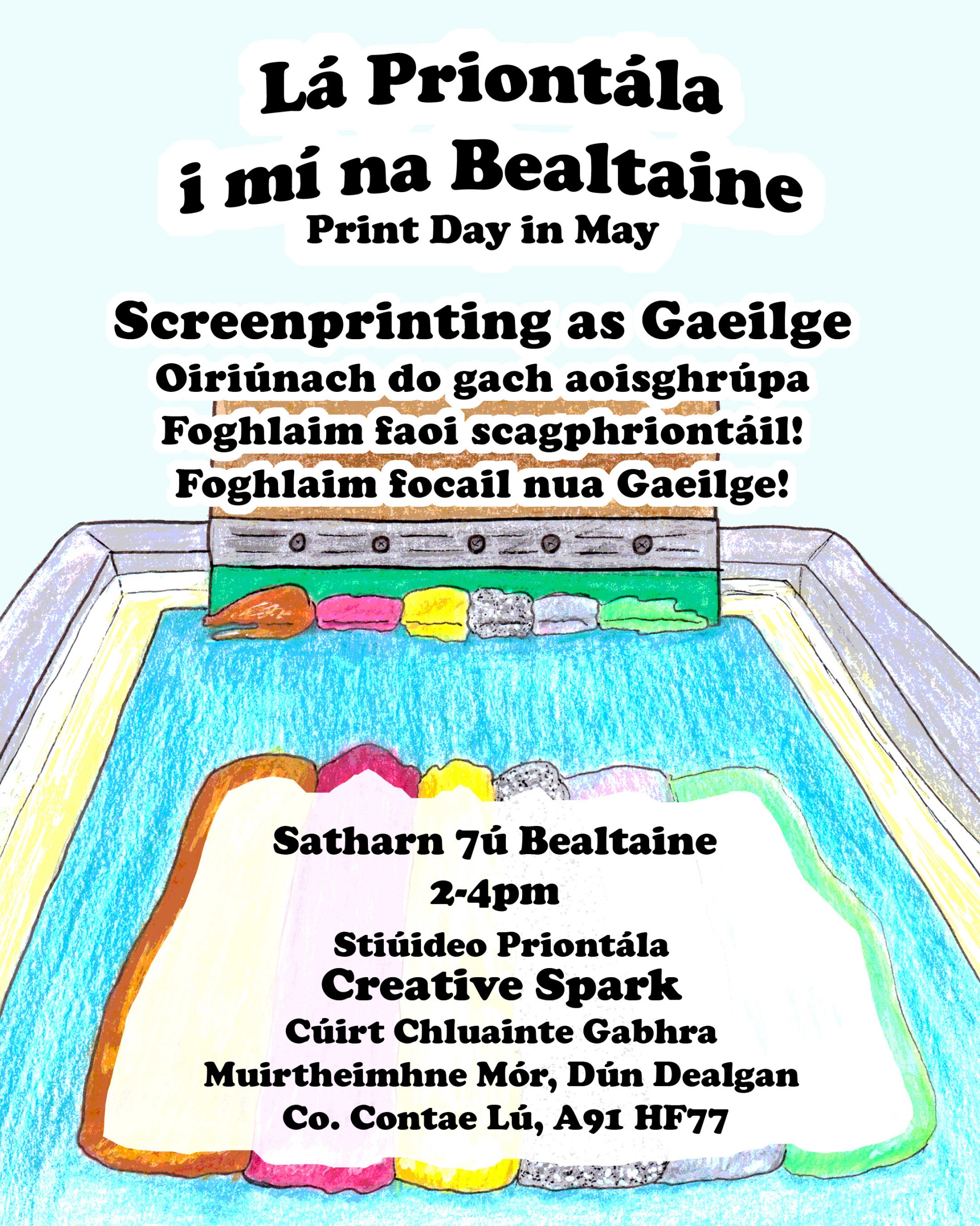 Print Day in May  Priontla i m na Bealtaine